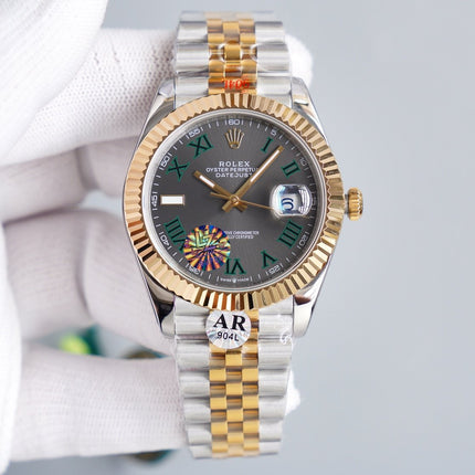 DATEJUST 41MM WIMBLEDON DIAL JUBILEE BRACELET