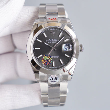 DATEJUST 41MM SMOOTH BEZEL STAINLESS STEEL