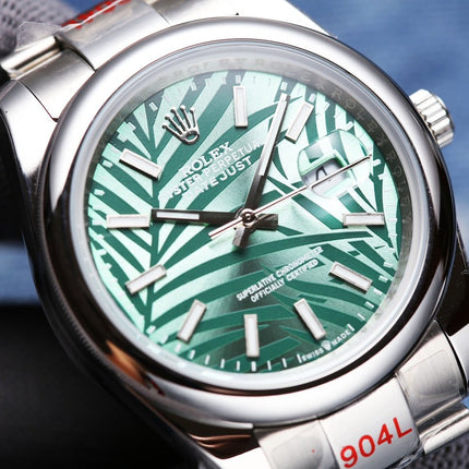 DATEJUST 41 STAINLESS STEEL CUSTOM GREEN DIAL