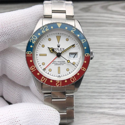GMT-MASTER VINTAGE PEPSI 40MM WHITE DIAL