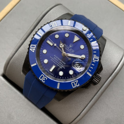 SUBMARINER DATE 41 BLACK CASE BLUE DIAL