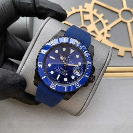SUBMARINER DATE 41 BLACK CASE BLUE DIAL