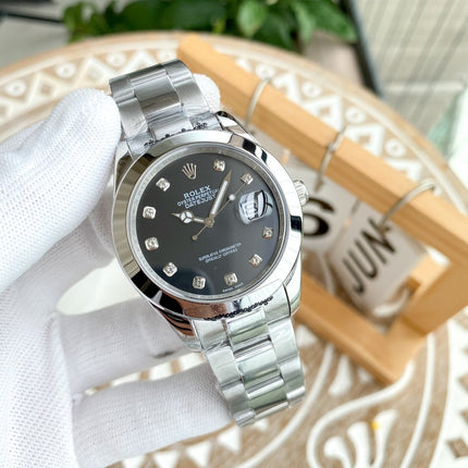 DATEJUST 41 SMOOTH DIAMOND NUMERALS