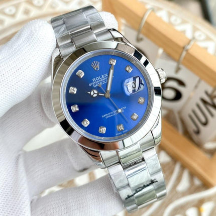 DATEJUST 41 SMOOTH DIAMOND NUMERALS