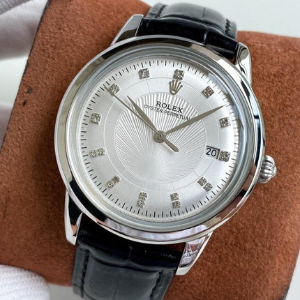 OYSTER PERPETUAL 40MM LEATHER STRAP