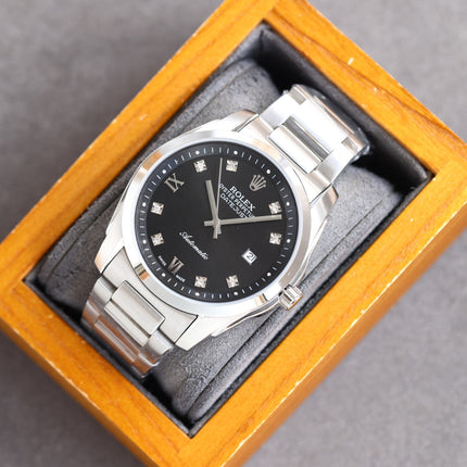 DATEJUST 41MM SMOOTH BEZEL DIAMOND NUMERALS
