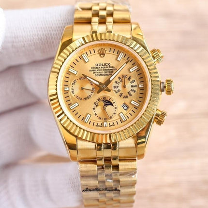 DATEJUST 41MM GOLD CASE CHRONOGRAPH