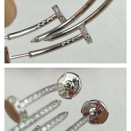JUSTE EARRINGS FULL DIAMONDS 1.8MM