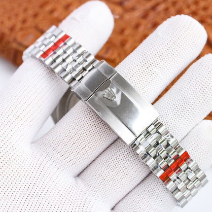 DATEJUST 41M MOOTH BEZEL FLUTED DIAL