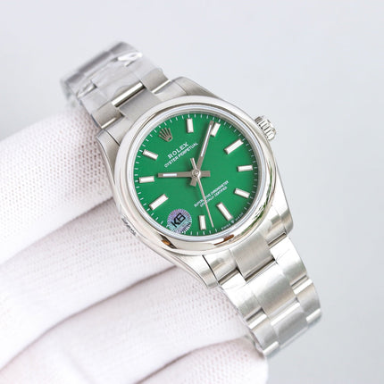 OYSTER PERPETUAL 31MM GREEN DIAL