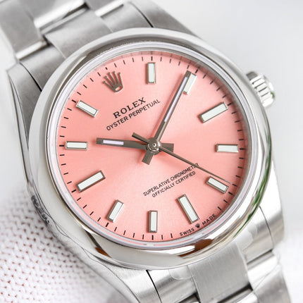 OYSTER PERPETUAL 31MM PINK DIAL
