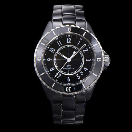 J12 38MM ALL BLACK CERAMIC