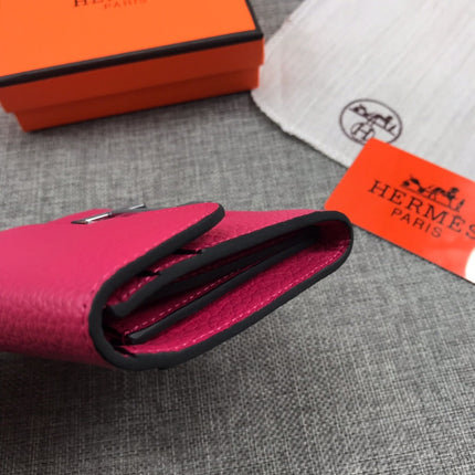 HM CONSTANCE 13 RED PINK GRAINED CALFSKIN