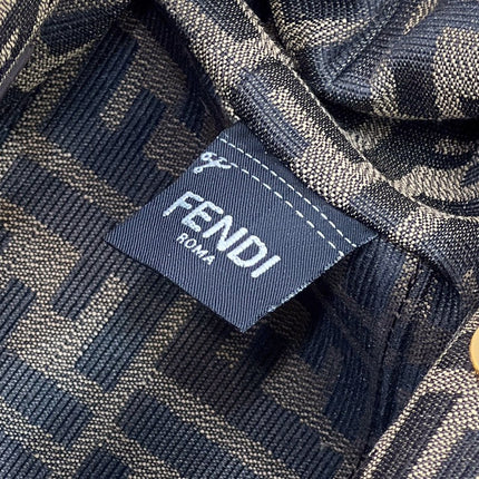 FENDI FIRST SMALL 26 WHITE LEATHER BAG WITH EXOTIC DETAILS