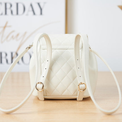 CHANEL 26S MINI BACKPACK 18 IN OFF WHITE LAMBSKIN