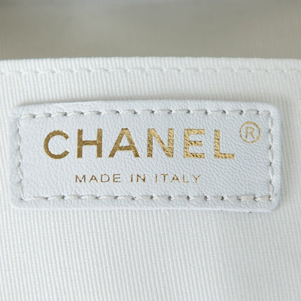 CHANEL 26S MINI BACKPACK 18 IN OFF WHITE LAMBSKIN