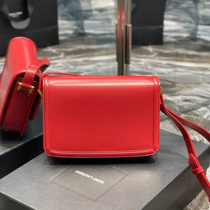 SOLFERINO MEDIUM 23 RED CALFSKIN GOLD HARDWARE