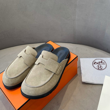 G0 MULE BEIGE SUEDE