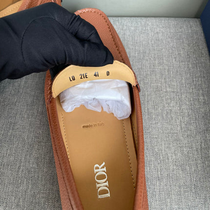CD JUAL ICON BUCKLE LOAFER CIDER GRAINED CALFSKIN