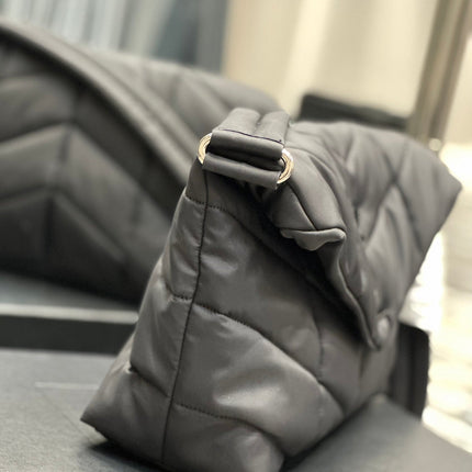 PUFFER LARGE BAG 34 IN DARK GRAY NYLON