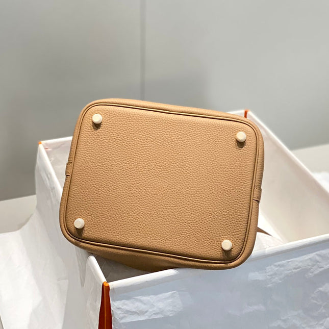 picotin lock 22 beige togo ghw