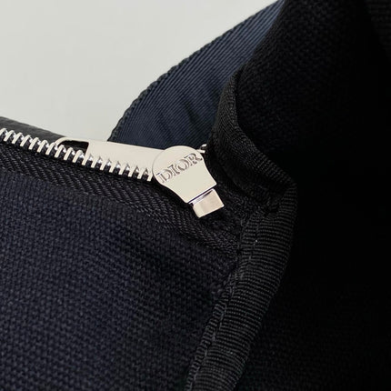 LARGE BACKPACK 42 BLUE OBLIQUE JACQUARD
