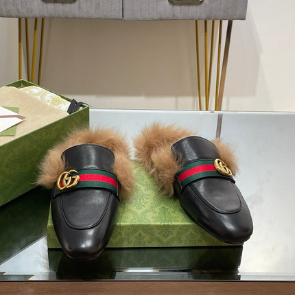 2015 RE-EDITION MEN'S PRINCETOWN IN BLACK CALFSKIN AND LAMB WOOL LINING