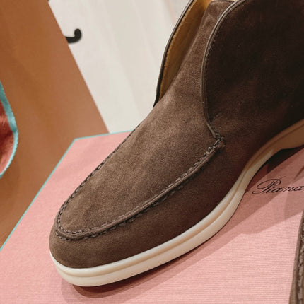 LP HIGH TOP OPEN WALK LOAFERS BROWN SUEDE