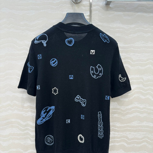 HERMES SHORT SLEEVE JACQUARD T-SHIRT 276209