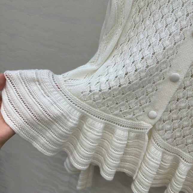 CHLOE 25S WHITE CARDIGAN STYLE 003