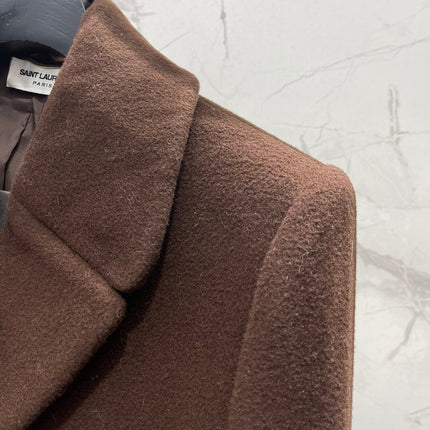 YSL 25S LONG CASHMERE COAT STYLE 30