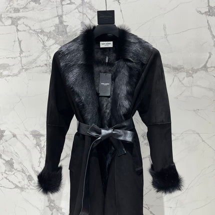 YSL 25S BELTED COAT STYLE 11