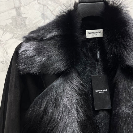 YSL 25S BELTED COAT STYLE 12