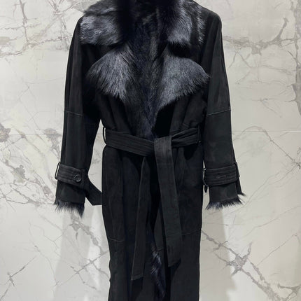 YSL 25S BELTED COAT STYLE 12