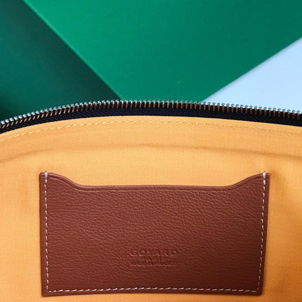 SENAT POCHETTE IN BLACK GOYARDINE CANVAS