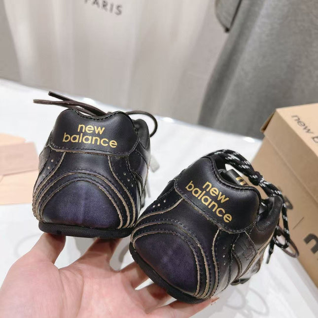 NBxMIU SNEAKER 530 IN BLACK CALFSKIN