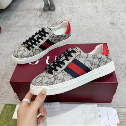 ACE TRAINER CANVAS IN WEB BEIGE