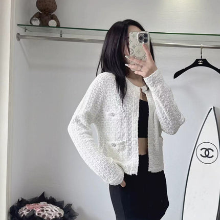 CC Knitted Sweater Cardigan