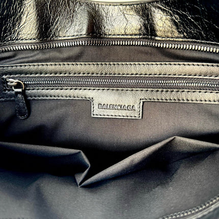 SMALL 30 LE CITY BAG IN BLACK LEATHER