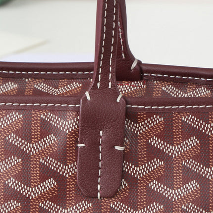 SAINT LOUIS MM 30CM BURGUNDY CANVAS