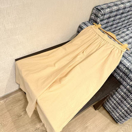 LOEWE SET IN BEIGE COTTON WITH EMBROIDERED LOGO