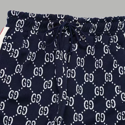 GUCCI KNITTED PANTS IN NAVY BLUE