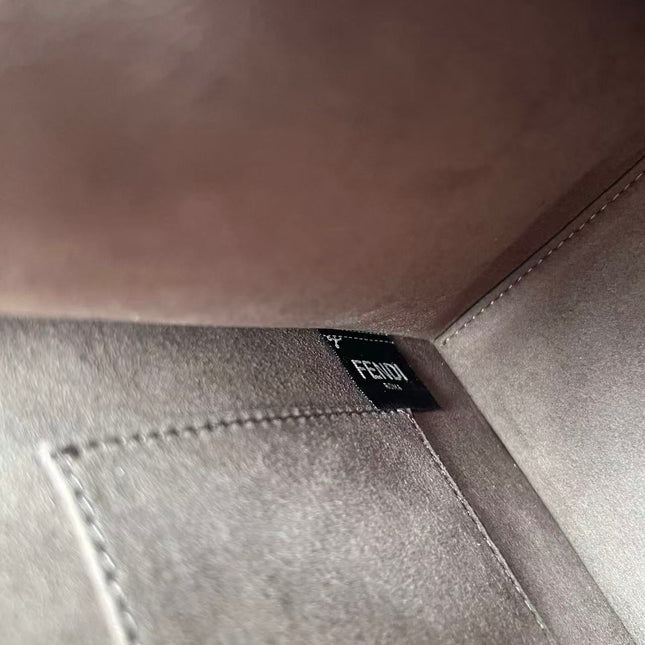 FENDI 25 SHOULDER BAG IN DARK BROWN CALFSKIN TP3