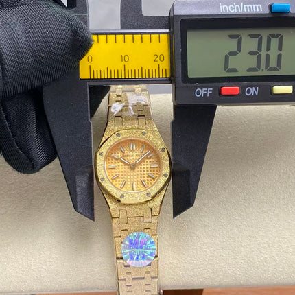 AUDEMARS PIGUET 26S ROYAL OAK MINI WATCH IN GOLD STAINLESS STEEL