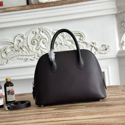 HM 26S BOLIDE HANDBAG 25 IN GRAINED CALFSKIN