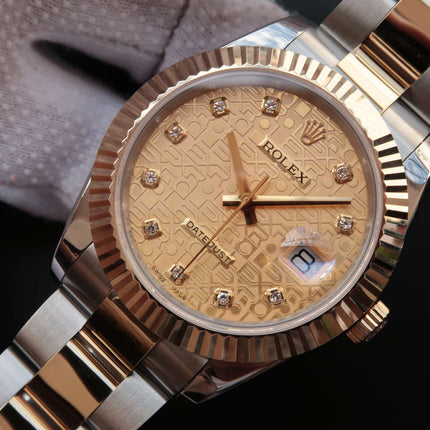 DATEJUST 41 TWO-TONE CHAMPAGNE DIAMOND DIAL