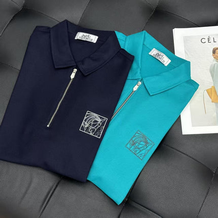 LOEWE POLO SHIRT IN EMBROIDERED COTTON