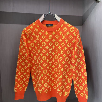 LV SWEATER IN RED AND YELLOW STYLE 001