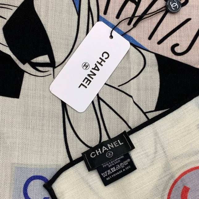 CHANEL 26S SCARF 135 IN SILK 311940