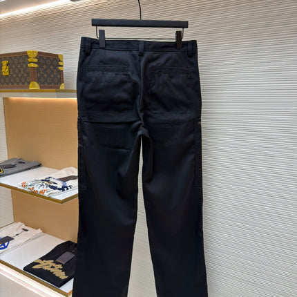 LV 25S EMBROIDERED CARGO PANTS 584825